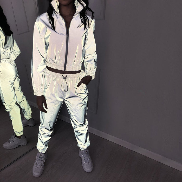 U See Me Now - Reflective 2 Piece Tracksuit