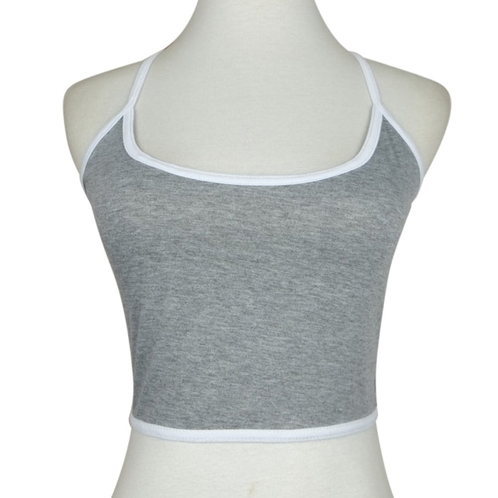 Crop Top with Halter Strap