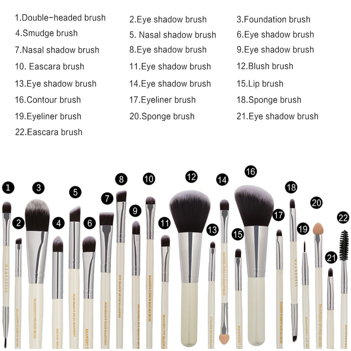 Beauty Makeup Brushes (20-22 pcs)