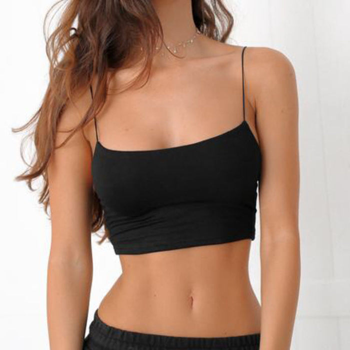 Crop Top with Spaghetti Strap