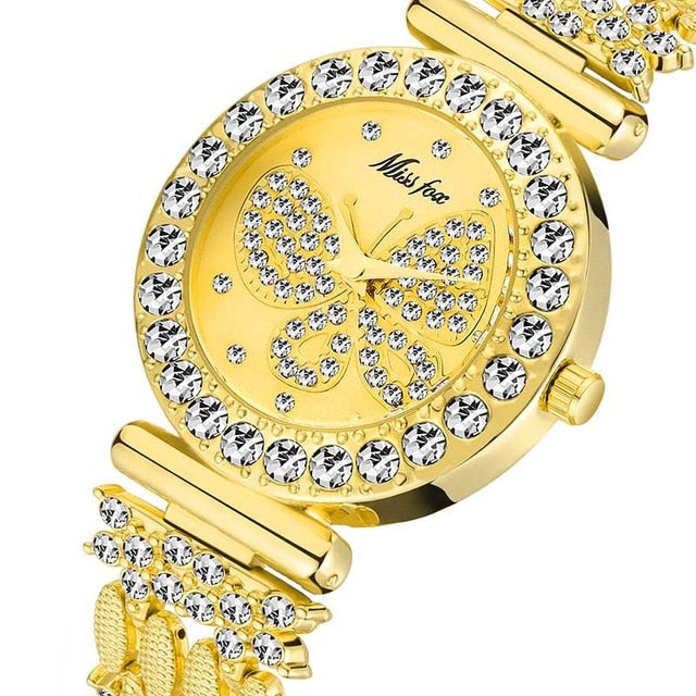 Butterfly Diamond Bling Watch