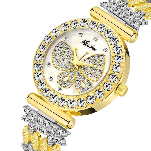 Butterfly Diamond Bling Watch