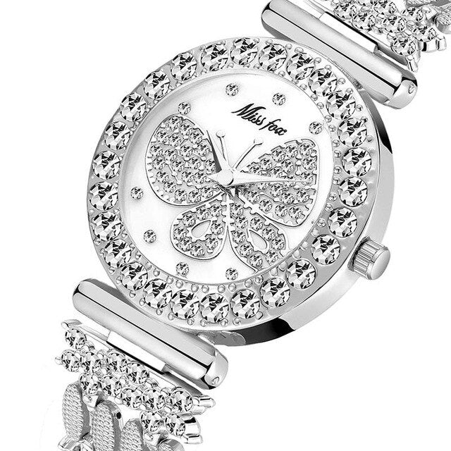 Butterfly Diamond Bling Watch