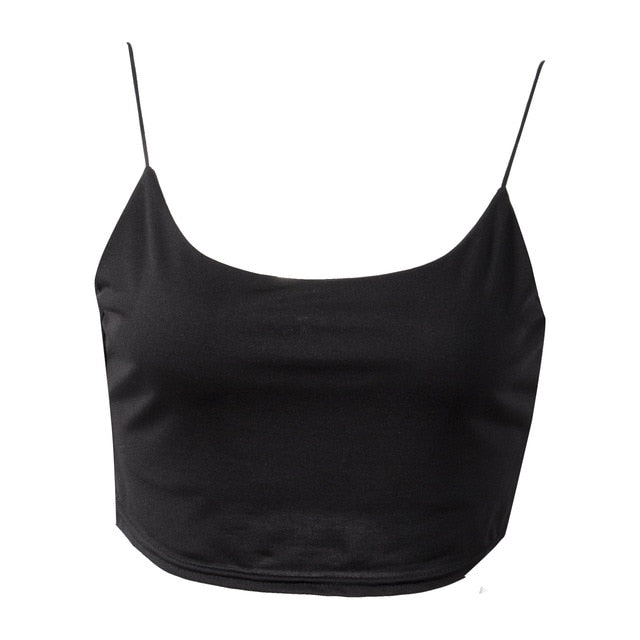 Crop Top with Spaghetti Strap