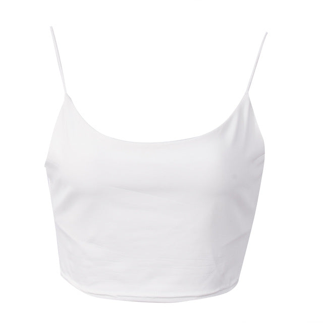 Crop Top with Spaghetti Strap